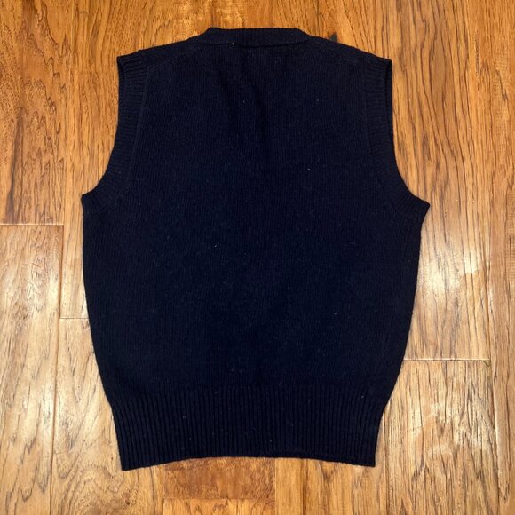 lambs wool Bobbie brooks vintage sweater vest old money style - Picture 11 of 12